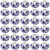 60Pcs Handmade Porcelain European Beads PORC-SC0001-25B-7