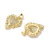 Brass Micro Pave Cubic Zirconia Pendants KK-L243-14G-02-2