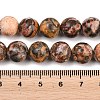 Natural Leopard Skin Jasper Round Bead Strands G-P072-45-10mm-4