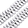 Electroplate Glass Beads Strands EGLA-Q134-01A-B02-1
