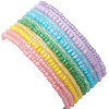 10Pcs 5 Colors Glass Seed Beaded Stretch Bracelet Sets BJEW-JB10582-5