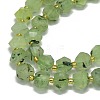 Natural Prehnite Beads Strands G-I376-A02-01-3