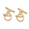 Brass Toggle Clasps KK-B129-18G-1