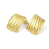 PVD Vacuum Plating 201 Stainless Steel Stud Earrings for Women EJEW-F345-03G-1