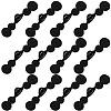 12Pcs Polyester Resin Cheongsam Buckle for Chinese Formal Dress DIY-CY0001-86A-1