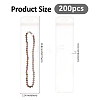 50Pcs Transparent Plastic Resealable Bags OPP-WH0001-05-2