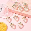 10Pcs Transparent Acrylic Pendants MACR-FS0002-08A-8