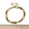 304 Stainless Steel Ovel Link Chain Anklets for Men Women AJEW-Q010-001G-5