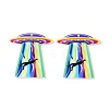 Alien Theme Acrylic Pendants MACR-E013-03C-1