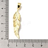 Brass Micro Pave Cubic Zirconia Pendants KK-K389-046G-3