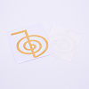 Self Adhesive Brass Stickers DIY-TAC0005-38G-4cm-1