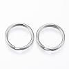 Tarnish Resistant 304 Stainless Steel Split Key Rings X-STAS-P178-0.8x8mm-P-1