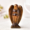 Natural Tiger Eye Carved Healing Angel Figurines PW-WG20771-03-1