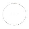 304 Stainless Steel Choker Necklaces NJEW-Q348-04P-1-2
