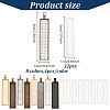 DIY Blank Rectangle Alloy Pendants Making Kits DIY-AN0001-11-2