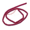 Natural Red Corundum/Ruby Beads Strands G-G106-O01-02-2