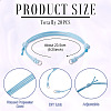 20Pcs Adjustable Korean Waxed Polyester Cord Bracelet Making BJEW-TAC0051-09-3