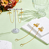 2Piar 201 & 304 Stainless Steel Hoop Earrings EJEW-WR00004-4