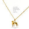 304 Stainless Steel Pendant Necklaces for Women WG45467-02-1