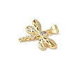 Brass Micro Pave Cubic Zirconia Pendants KK-Q068-09A-G-2