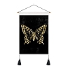 Butterfly Pattern Polyester Wall Hanging Tapestry PW-WG0A325-08-1