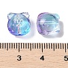 Transparent Spray Paint Glass Beads GLAA-Z011-01-3