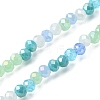 Electroplate Glass Beads Strands EGLA-yw0002-C06-3