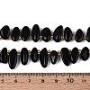 Natural Obsidian Beads Strands G-Z091-A40-5