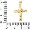 Brass Micro Pave Cubic Zirconia Pendants KK-P293-21A-G-3