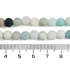 Natural Flower Amazonite Beads Strands G-F591-15-6mm-4