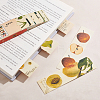 Fruit Pattern Paper Bookmarks for Office School AJEW-GF0004-40C-4