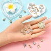 60Pcs 6 STYLES Alloy Charms ZIRC-YW0001-22-4