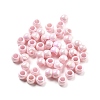 UV Plating Rainbow Iridescent Acrylic Beads PACR-D300-01B-1