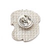 Dog Enamel Pin with Brass Butterfly Clutches LS-JEWB-A006-03A-2