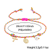 Bohemian Brass & Natural Freshwater Pearl Charm Bracelets ZD8910-2-3