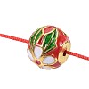Chinese Style Alloy Enamel Beads ENAM-P160-19A-G-5