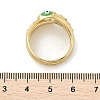 Brass Micro Pave Clear Cubic Zirconia Finger Rings RJEW-H243-01G-01-5