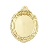 Rack Plating Alloy Pendant Cabochon Settings FIND-Z054-15G-1