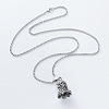 Vintage 304 Stainless Steel Archangel Saint Michael Bell Pendant Necklaces for Women DL5649-3