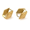 Real 18K Gold Plated 304 Stainless Stee Hoop Earrings LS-EJEW-U009-02G-09-2