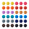 120Pcs 12 Colors Silicone Beads SIL-TA0001-16-11