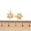 Ocean Theme Brass Micro Pave Cubic Zirconia Charms KK-F902-08G-G-3