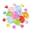 20Pcs 4 Styles Transparent & AB-Color Plated Acrylic Pendants TACR-FS0001-44-1