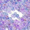 Transparent Crackle Acrylic Beads DACR-D300-01H-8mm-1