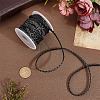 10M Flat Braided Imitation Leather Cords LC-CL0001-04A-3