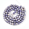 Baking Paint Glass Beads Strands X-DGLA-N003-10mm-C08-3