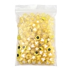 200Pcs 6 Styles Transparent & Opaque Acrylic Beads TACR-FS0001-54G-6