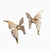 Butterfly Alloy Enamel Stud Earrings FS-WGA0046-01-5