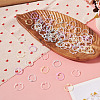 150Pcs 6 Colors Plastic Loose Leaf Book Binder Hinged Rings FIND-TA0010-54C-5