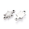 304 Stainless Steel Connector Charms STAS-T065-40P-2
